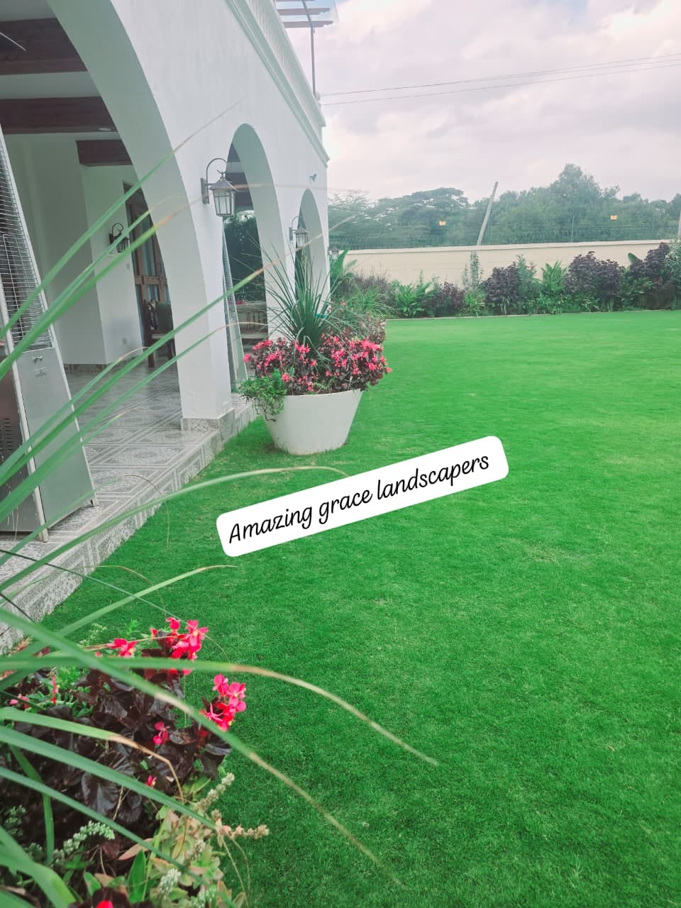 Residential landscaping project