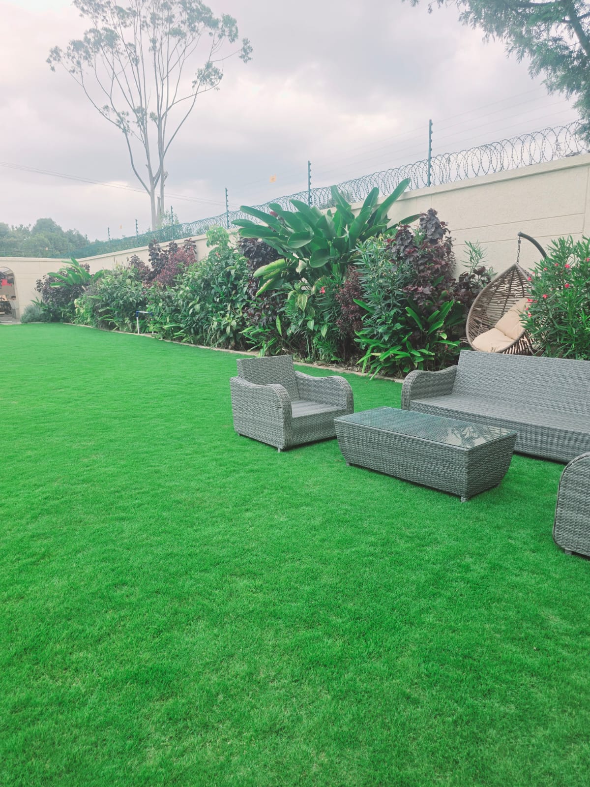 Commercial landscaping project